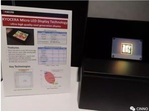 microled 脫穎而出 京瓷顯示開發1.8英寸產品